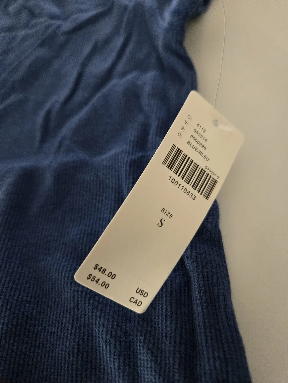 NWT Pilcro Ribbed Top